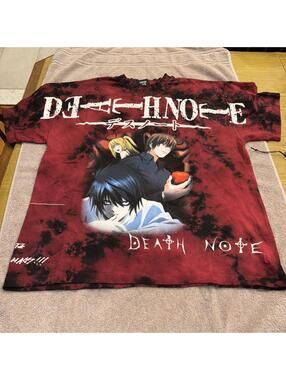 NWT Civil Regime x Death Note Oversized Lava Wash Tee Large